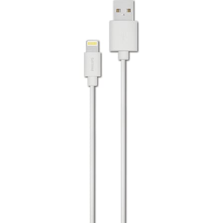 Philips DLC2508W Lightning - TPE Şarj & Data Kablo Yüksek Veri Transfer Hızı ile Hızlı