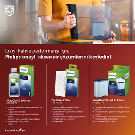 Kireç ve Su Filtreleme Özellikli Espresso Makinesi