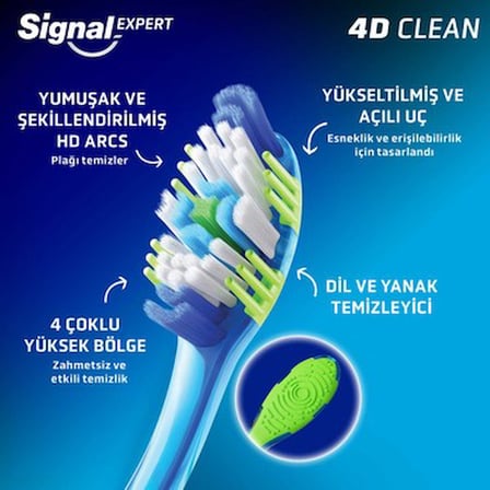 Ultra temizleme etkili diş fırçası, 1+1 set halinde