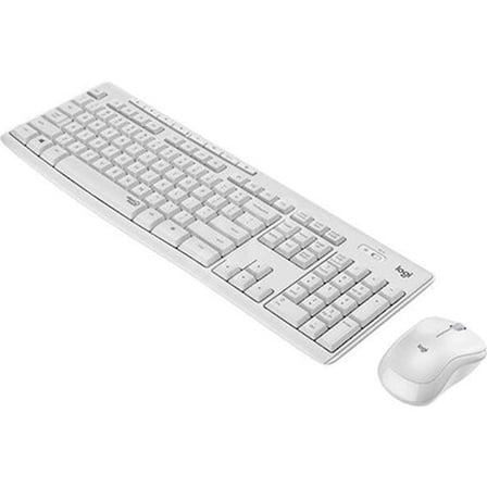 Logitech MK295 Q Tr Beyaz Kablosuz Klavye Mouse