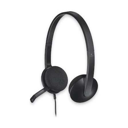 LOGITECH H340 Kulaklık Kablolu Mikrofonlu Aktif Gürültü Önleme Özellikli Siyah Renkli