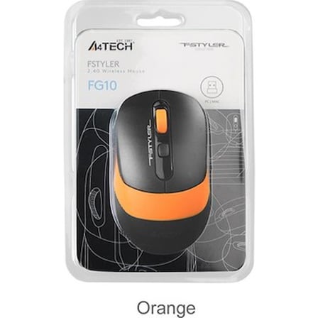 A4Tech A4 Tech Fg10 Turuncu Nano Kablosuz Optik 2000 Dpı