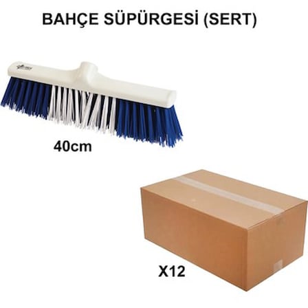 Izmir Fırça Arge Toptan Bahçe Süpürgesi 40 Cm (Sert) - 12