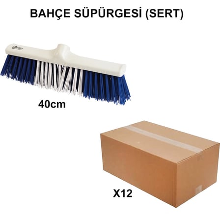 Izmir Fırça Arge Toptan Bahçe Süpürgesi 40 Cm (Sert) - 12