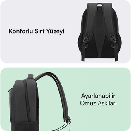 Mack MCC-505BG 15.6 Move Notebook Sırt Çantası Siyah