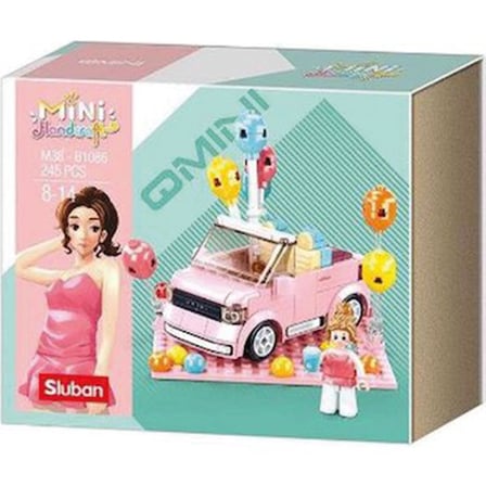Pembe Renkli Mini Parti Aracı Seti