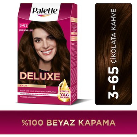 Kalıcı Çikolata Kahve Saç Rengi Saç Boyası, 3-65 Numaralı