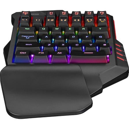 Rampage Miracle K1 Led Işıklı Blue Switch Mekanik Mini Gaming Oyuncu