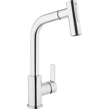Artema Maestro A42146 Pull-Out Eviye Bataryası, 24 cm Yükseklik, 6 L/dk Akış Hızı,