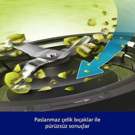 Philips 3000 Serisi Blender ProBlend Crush Teknolojisi 600W, 2 Lt, 2 Hız Ayarı + Darbe, Cam Hazne,
