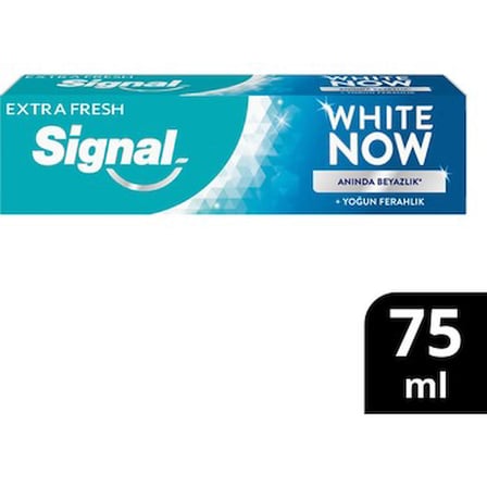 75 ml Anında Beyazlık Etkisi Olan Diş Macunu, Extra Fresh