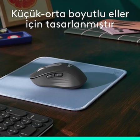 Sağ El İçin Sessiz Kablosuz Mouse - Orta Boy