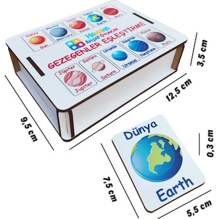 Zihinsel Becerileri Geliştiren Ahşap Oyuncak
