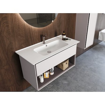 Etajerli 70x47 cm Turkuaz Seramik Lavabo Seçenekleri