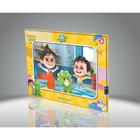 Eymen ile Çimen Temalı 24 Parça Puzzle