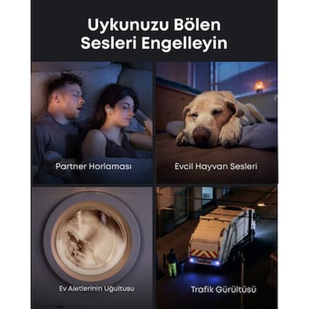 Uyku İçin Tasarlanmış Kulaklık, Aktif Gürültü Engelleme