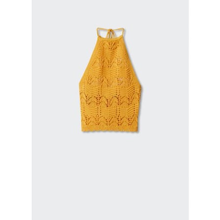 Mango Halter Yaka Tığ İşi