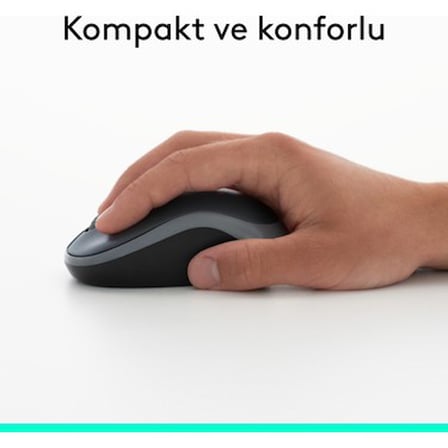 Logitech M185 Kablosuz Kırmızı