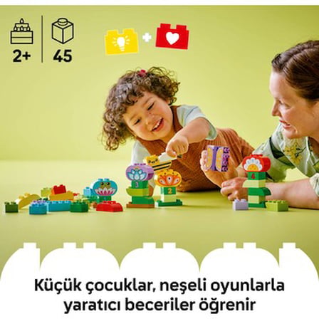 Yaratıcı Bahçe ve Çiçekler Yapım Seti, 2 Yaş ve Üzeri için