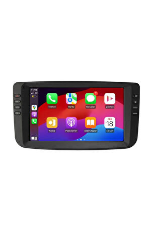 Araç Multimedya Fiat Punto NEW 2013 - 2017 / 2 GB RAM 32 GB HDD / 9 Inch HD Ekran - Carplay - Androi