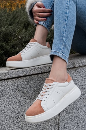 Hakiki Deri ve Süet Kadın Sneaker