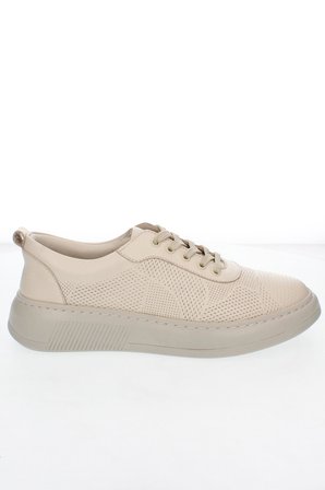 Hakiki Deri Hafif Tabanlı Kadın Sneaker