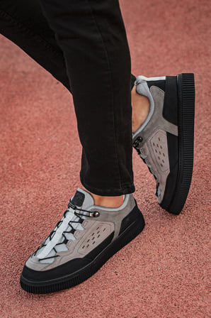 Hakiki Deri Nubuk Erkek Sneaker