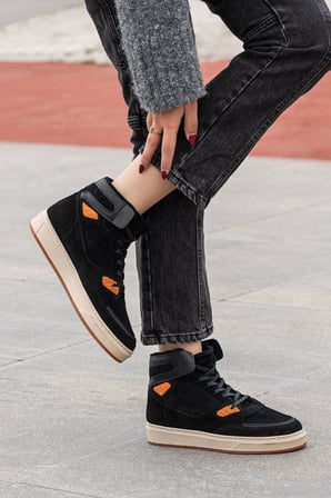 Süet Deri Kadın Sneaker