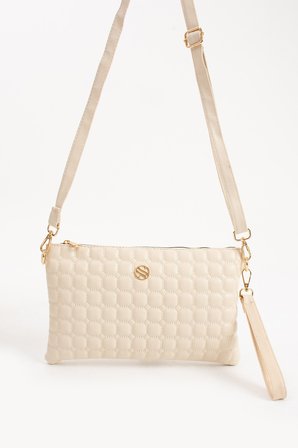 Kadın Suni Deri Siyah Mozaik Desen Çapraz Ve El Askılı Portföy Clutch