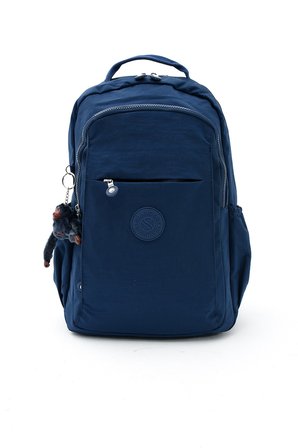 Sanmorris Unisex Suya Dayanıklı Krinkıl Kumaş Çok Gözlü Büyük Boy Laptop Okul ve Sırt Çantası 3019