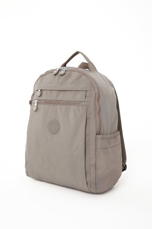 Sanmorris Unisex Suya Dayanıklı Krinkıl Kumaş Çok Gözlü Laptop Okul ve Sırt Çantası 3059