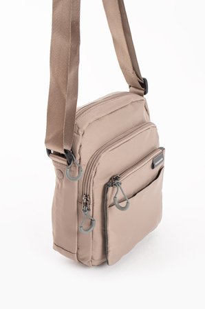 Sanmorris Unisex Çok Bölmeli Suya Dayanıklı Paraşüt Kumaş Çapraz Çanta