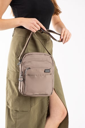 Sanmorris Unisex Çok Bölmeli Suya Dayanıklı Paraşüt Kumaş Çapraz Çanta