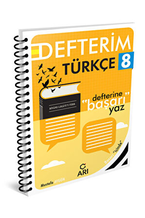 Arı Yayınları 8 Sınıf Türkçe Defteri Türkçemino LGS