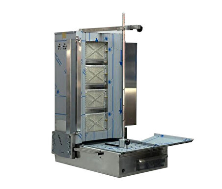 İnoxmaster 4 Radyanlı Döner Ocağı Alttan Motorlu D.gazlı / Lpg