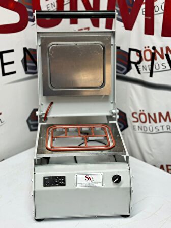 Sönmez Manuel 6 Bölmeli Kahvaltı Tabağı Kapatma Makinesi White