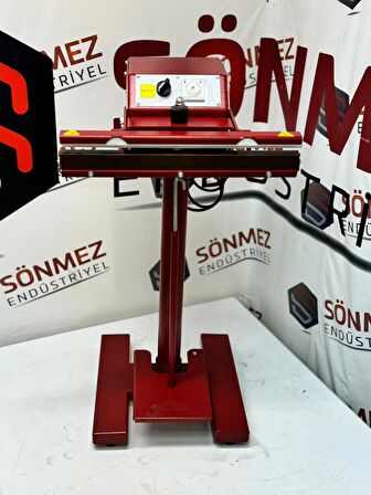 Sönmez Vakum Pedallı 45 Cm Pro Naylon Poşet Yapıştırma Makinesi Yerli Üretim Red