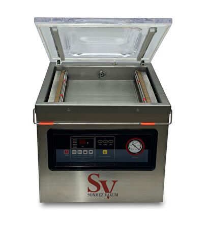 Sönmez Vakum Çift Çene 41 Cm Sucuk Kaşar Peynir Zeytin Vakum Makinesi