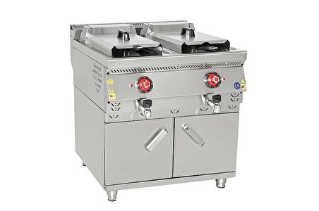 Himaksan Fritöz Elektrikli Dolaplı 12+12 Lt