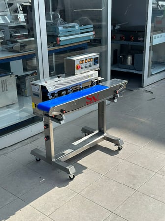 Lavion Frm-980 Gazlı Çerez Cips Gıda Paketleme Makinesi Yapıştırma Makinası Tarih Kodlamalı