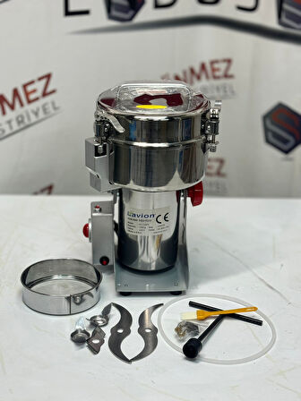 Lavion 1500 Gr Tarhana Baharat Pudra Şekari Öğütme Makinesi Yüksek Devirli