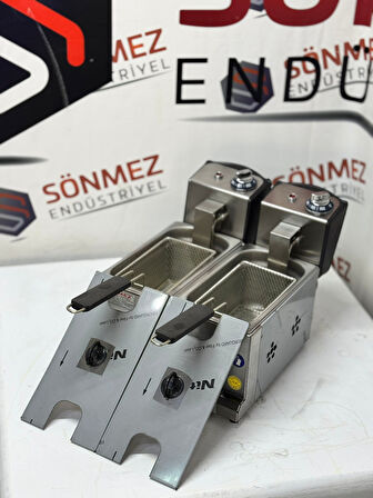 Sönmez 3+3 Elektrikli Fritöz Büfe Restoran Tipi