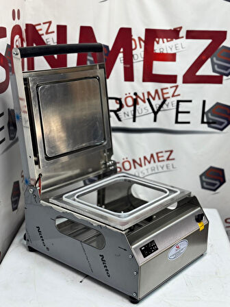 Sönmez Vakum Büyük Küvet Tabak Kapatma Makinesi 325*265 Küvet Tabak Yapıştırma Makinası