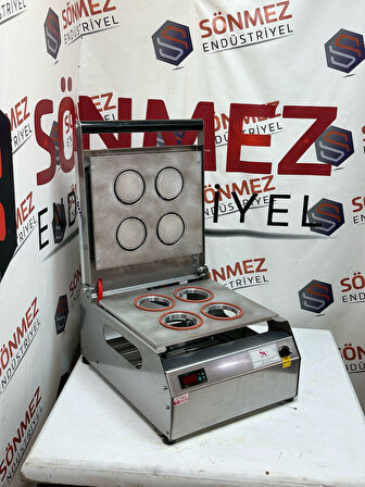 Sönmez Vakum 90 Mm 4 Lü Bardak Kapatma Makinesi