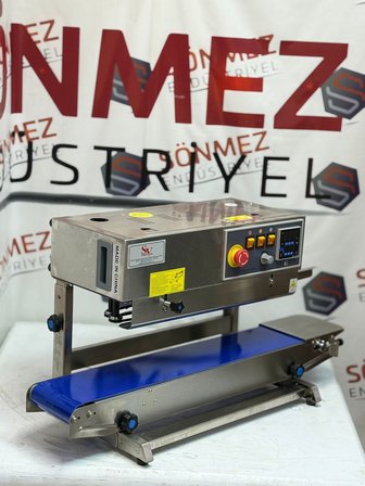 Lavion Otomatik Dikey Poşet Ağzı Kapatma Makinesi - Konveyörlü Poşet Ağzı Yapıştırma Makinesi FRB 770II