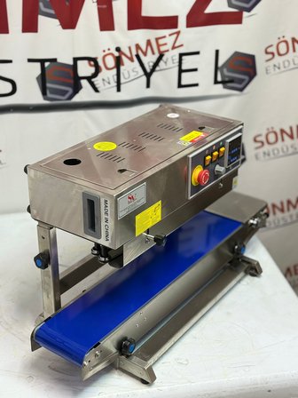 Lavion Otomatik Dikey Poşet Ağzı Kapatma Makinesi - Konveyörlü Poşet Ağzı Yapıştırma Makinesi FRB 770II