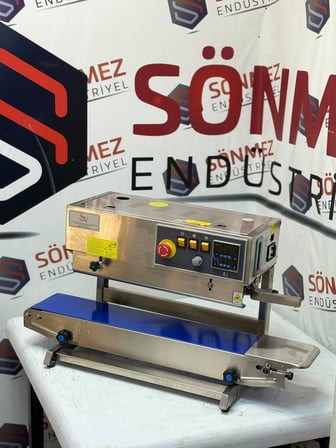 Lavion Otomatik Dikey Poşet Ağzı Kapatma Makinesi - Konveyörlü Poşet Ağzı Yapıştırma Makinesi FRB 770II