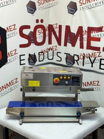 Lavion Otomatik Dikey Poşet Ağzı Kapatma Makinesi - Konveyörlü Poşet Ağzı Yapıştırma Makinesi FRB 770II