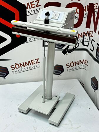 Sönmez Vakum Pedallı 65Cm Pro Naylon Poşet Yapıştırma Makinesi Yerli Üretim White