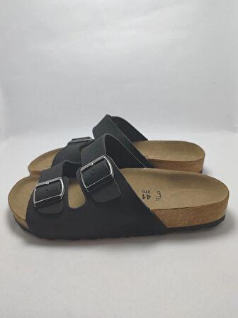 Mantar Taban Birkenstocks Arızona Leolı Nl Modeli Çift Tokalı Ortopedik Terlik